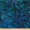 Fabric Hoffman Ocean Winter Leafy Deep Sea Blue Bali Batiks by the Quarter Yard X2619-73